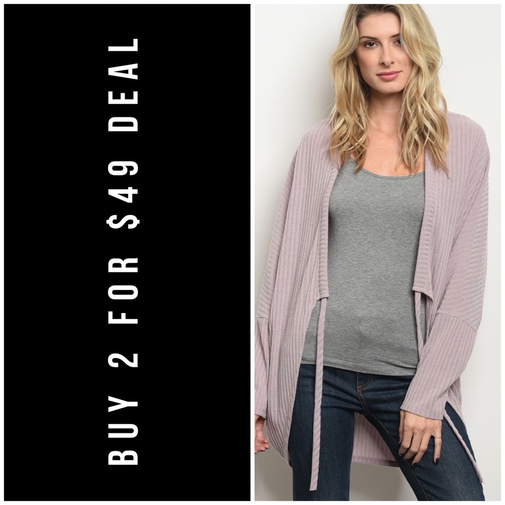 ❄️LILAC YOGA CARDIGAN